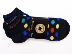 コンバース(CONVERSE)のソックス(柄:ドット、素材:綿、メンズ)【商品番号:B00BF4MZM6】