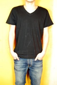 ヌーディージーンズ(Nudie Jeans)のシャツ(柄:無地、素材:オーガニックコットン、色:ブラック、メンズ)【商品番号:B00FANDLAS】