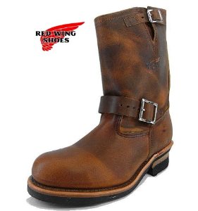 レッドウィング（RED WING）のエンジニアブーツ（シリーズ：レッドウィング、色：レッド）【商品番号：B004OVTB56】