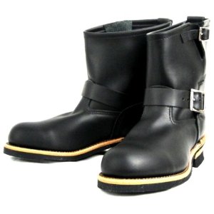 レッドウィング（RED WING）のエンジニアブーツ（シリーズ：レッドウィング、素材：レザー、色：ブラック、メンズ）【商品番号：B00E6JW3RO】