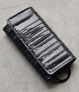 パトリックステファン(PATRICK STEPHAN)のキーケース(柄:ストライプ、素材:レザー、メンズ)【商品番号:B00AOY57IC】