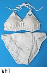 ロキシー(ROXY)のビキニ(柄:無地、素材:ナイロン、色:モノトーン)【商品番号:B00542DY8Y】