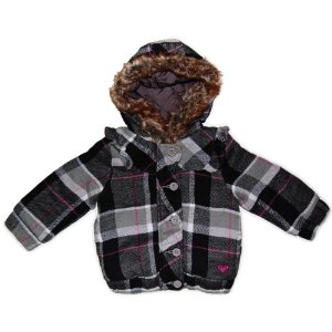 ロキシー(ROXY)のパーカー(柄:チェック、素材:ナイロン、色:黒)【商品番号:B00932NK9Y】